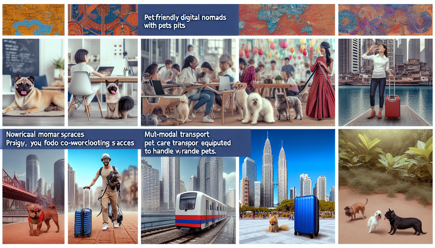 Cities for Digital Nomads with Pets